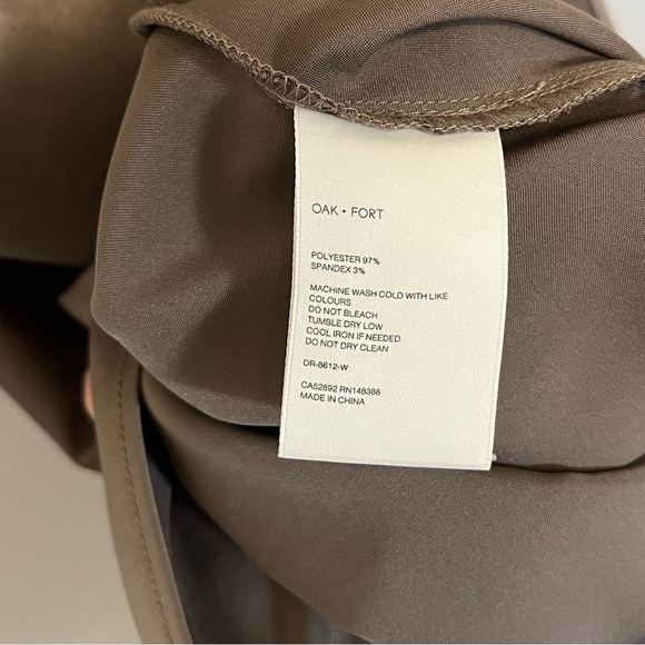 Oak & Fort Lace Up Cowl Mini Dress - Picture 8 of 9